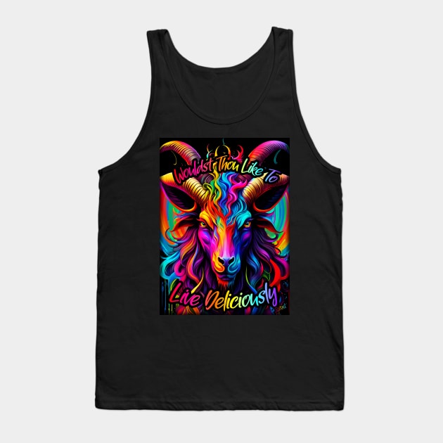 Live Deliciously - Graffiti 1 Tank Top by riotgear